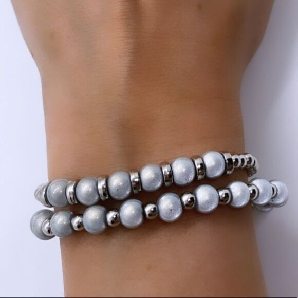 NWT Wool + Pepper Co. Iridescent & Silver Set (3) - Picture 3 of 4